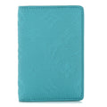 Taurillon Monogram Pocket Organizer Turquoise