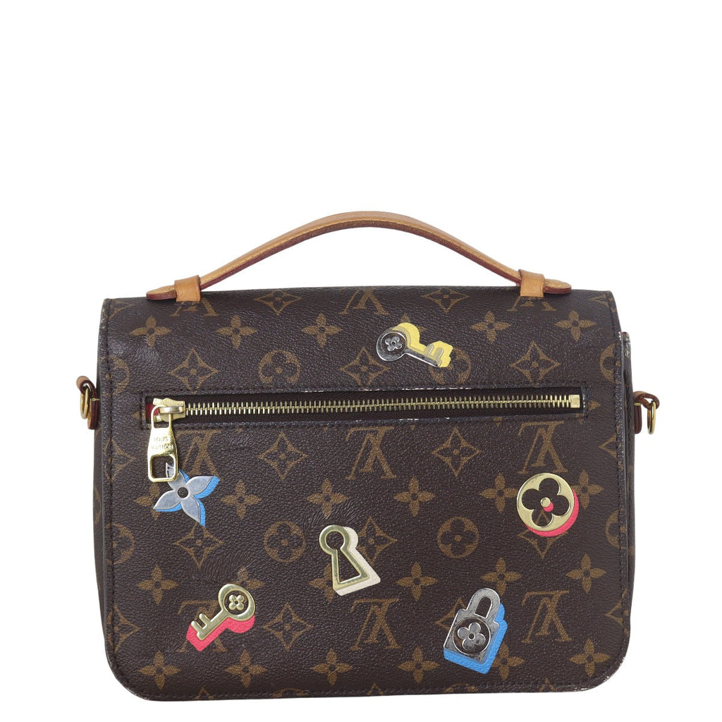 Louis Vuitton Pochette Metis Monogram Love Lock