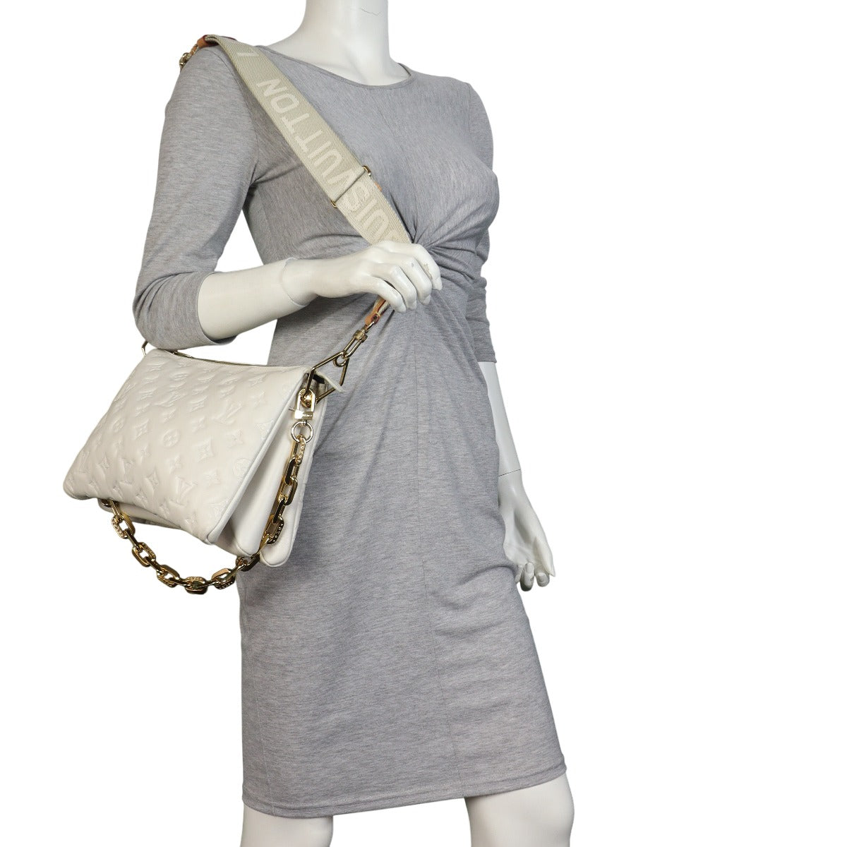 Louis Vuitton Coussin PM Monogram Embossed Lambskin