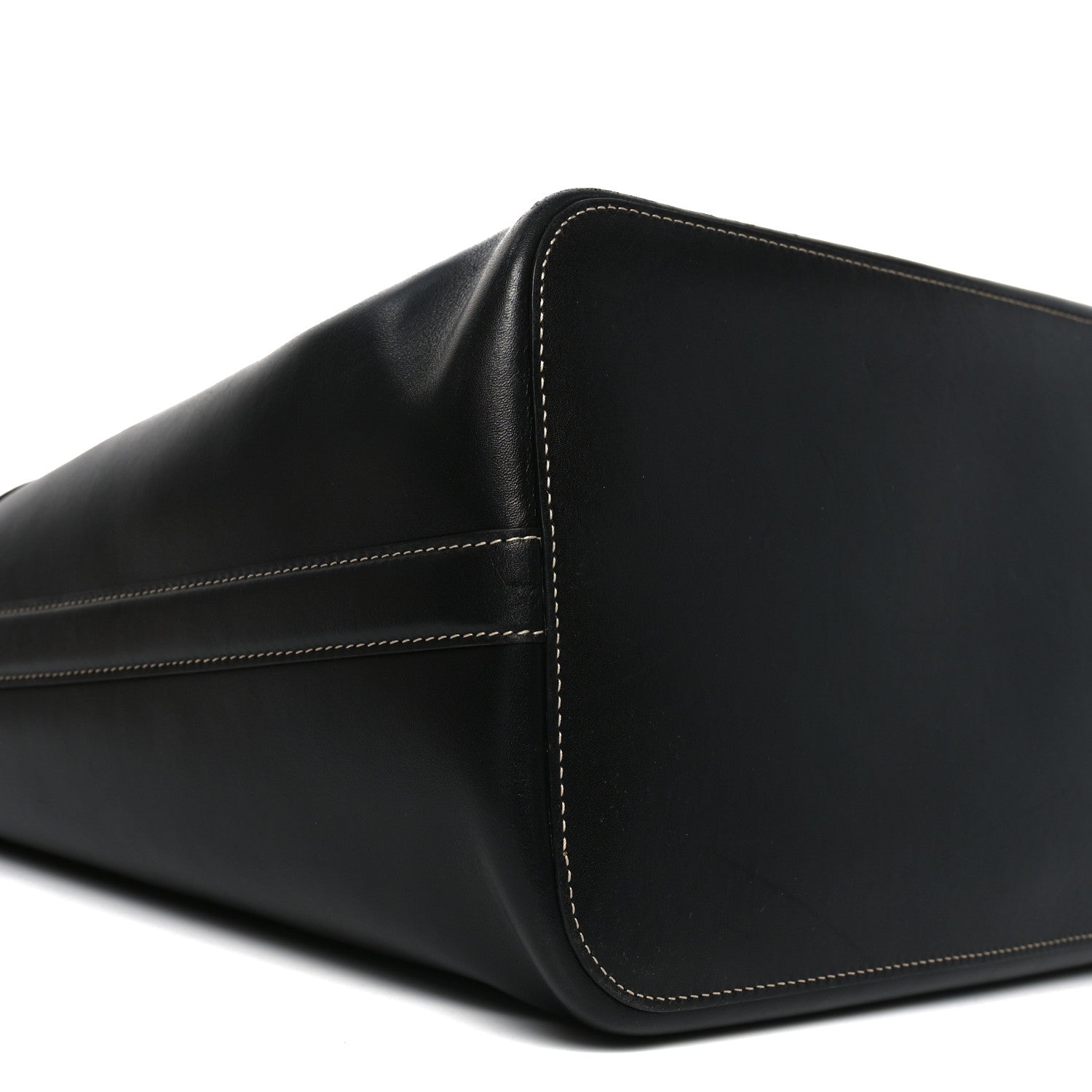 Calfskin Large The Bow Bag Black