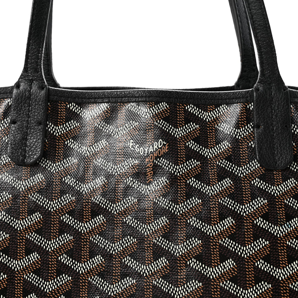 Goyardine Reversible Anjou PM Black