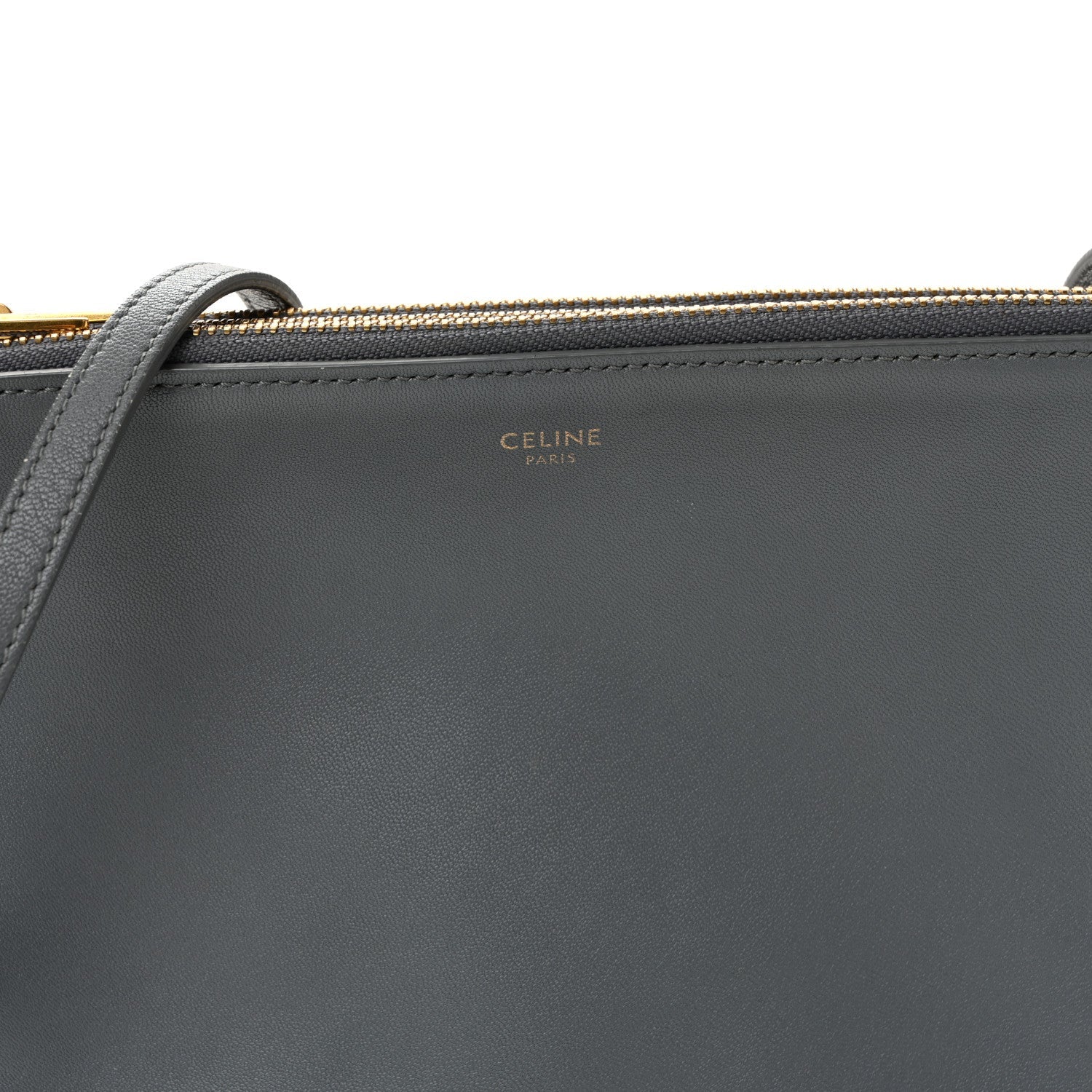 Lambskin Small Trio Crossbody Bag Medium Grey