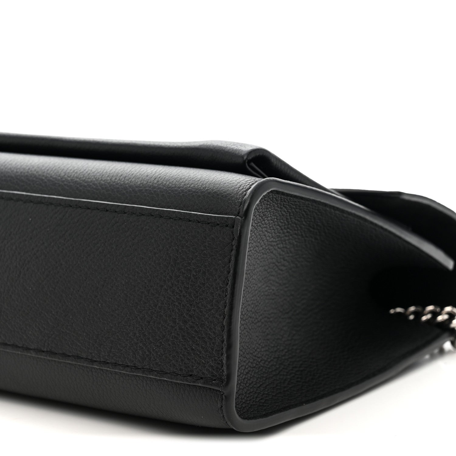 Soft Calfskin Mylockme Chain Bag BB Black