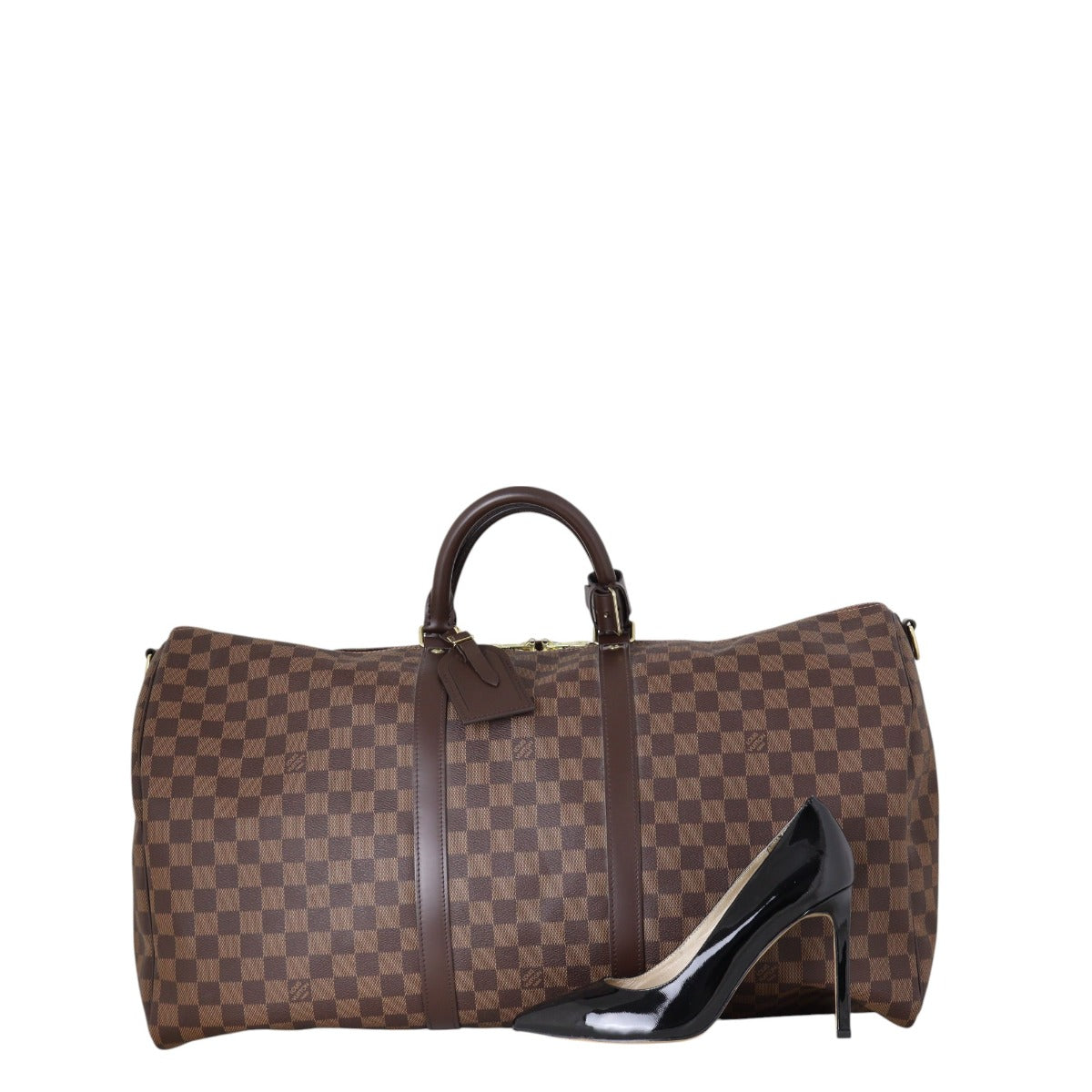 Louis Vuitton Keepall 55 Bandouliere Damier Ebene