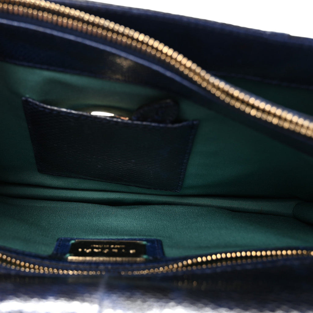 Karung Serpenti Forever Crossbody Dark Blue