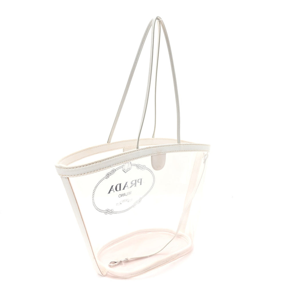 PVC Canapa Tote White