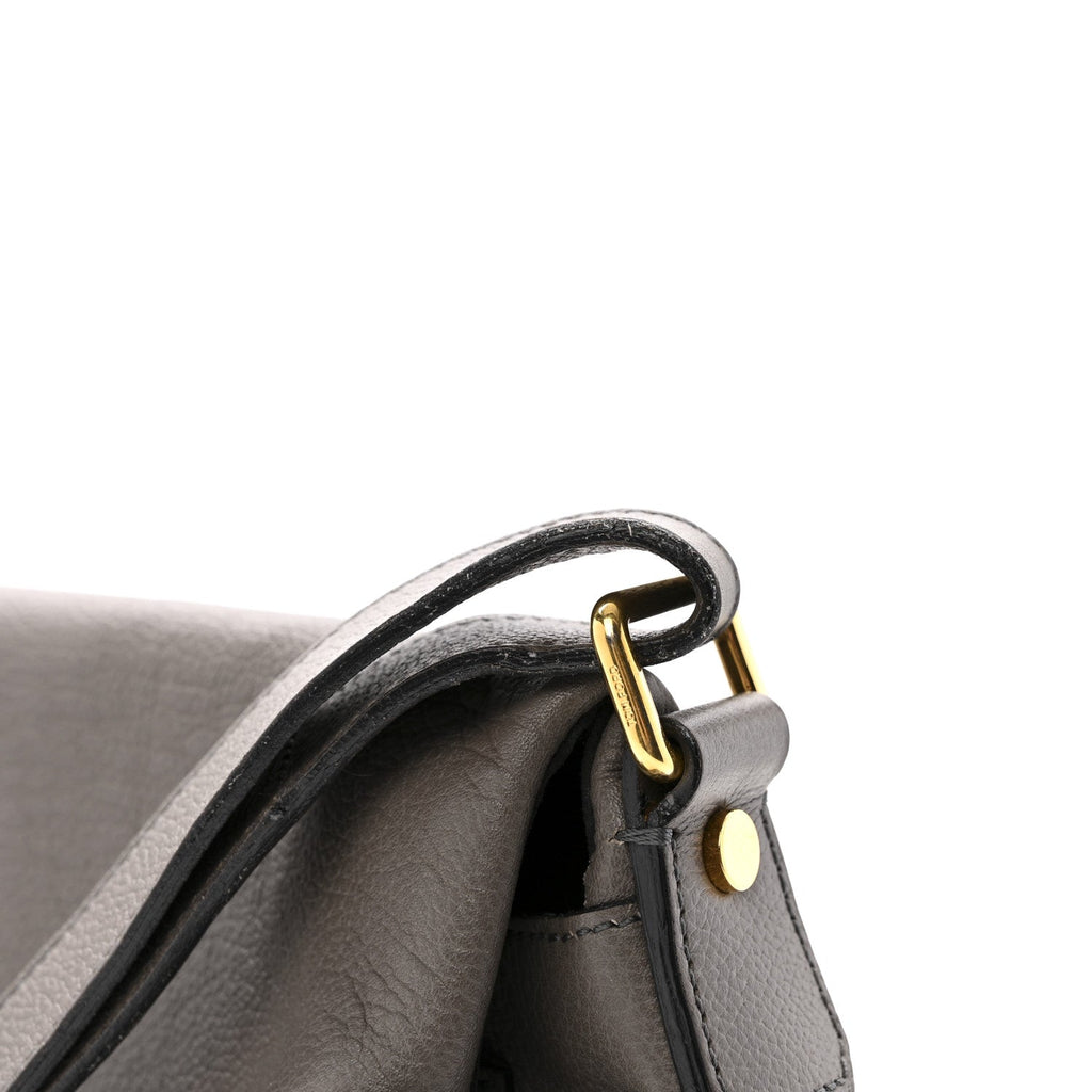 Calfskin Medium Shaded Jennifer Crossbody Bag Grey