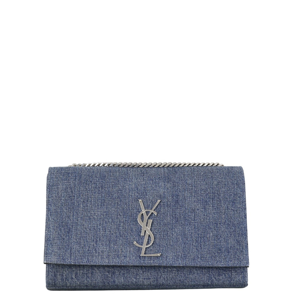 Saint Laurent Kate Chain Bag Medium Denim