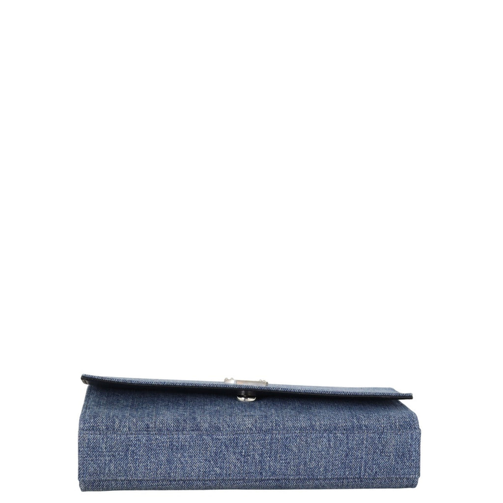 Saint Laurent Kate Chain Bag Medium Denim