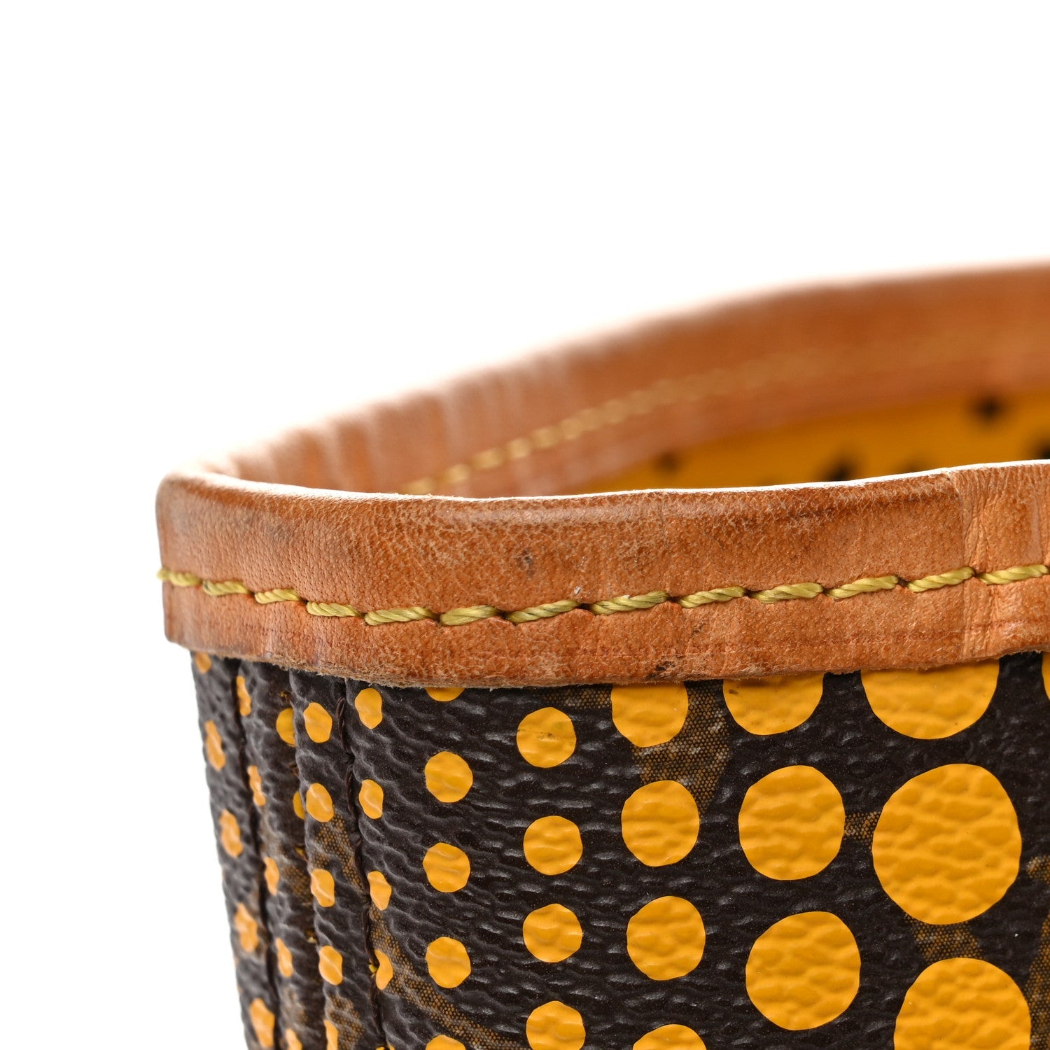 Monogram Kusama Waves Neverfull MM Yellow