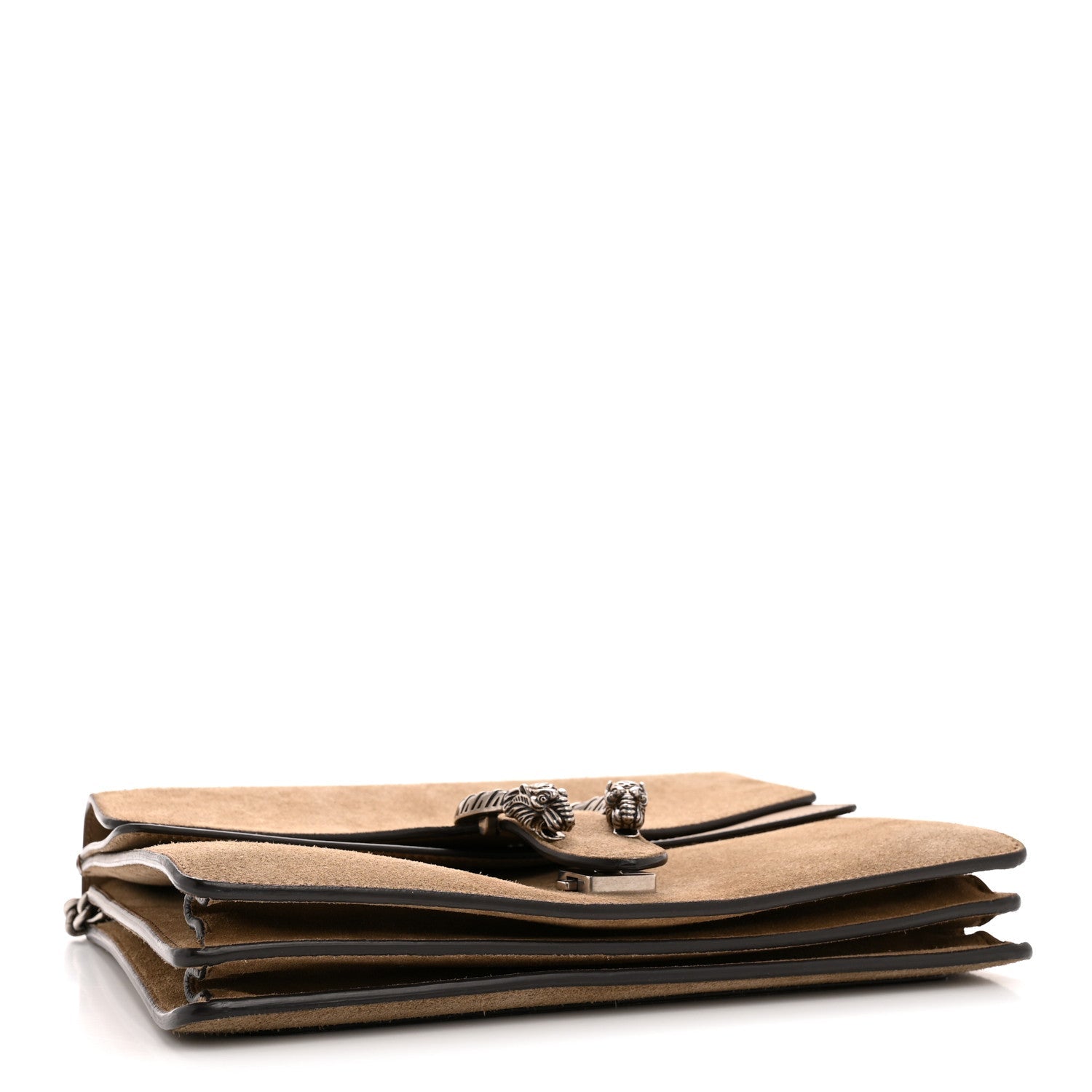 Suede Medium Dionysus Shoulder Bag Taupe