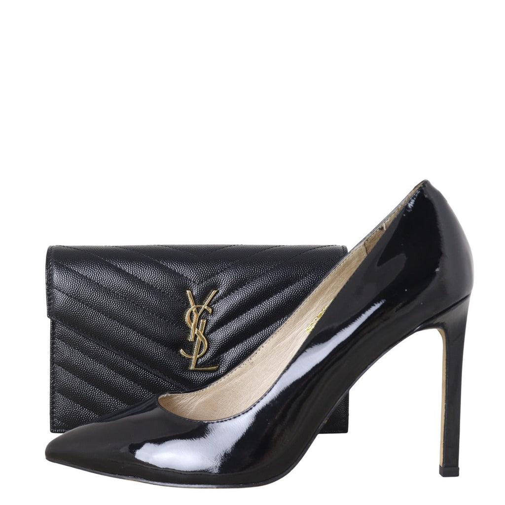 Saint Laurent Cassandre Envelope Chain Wallet