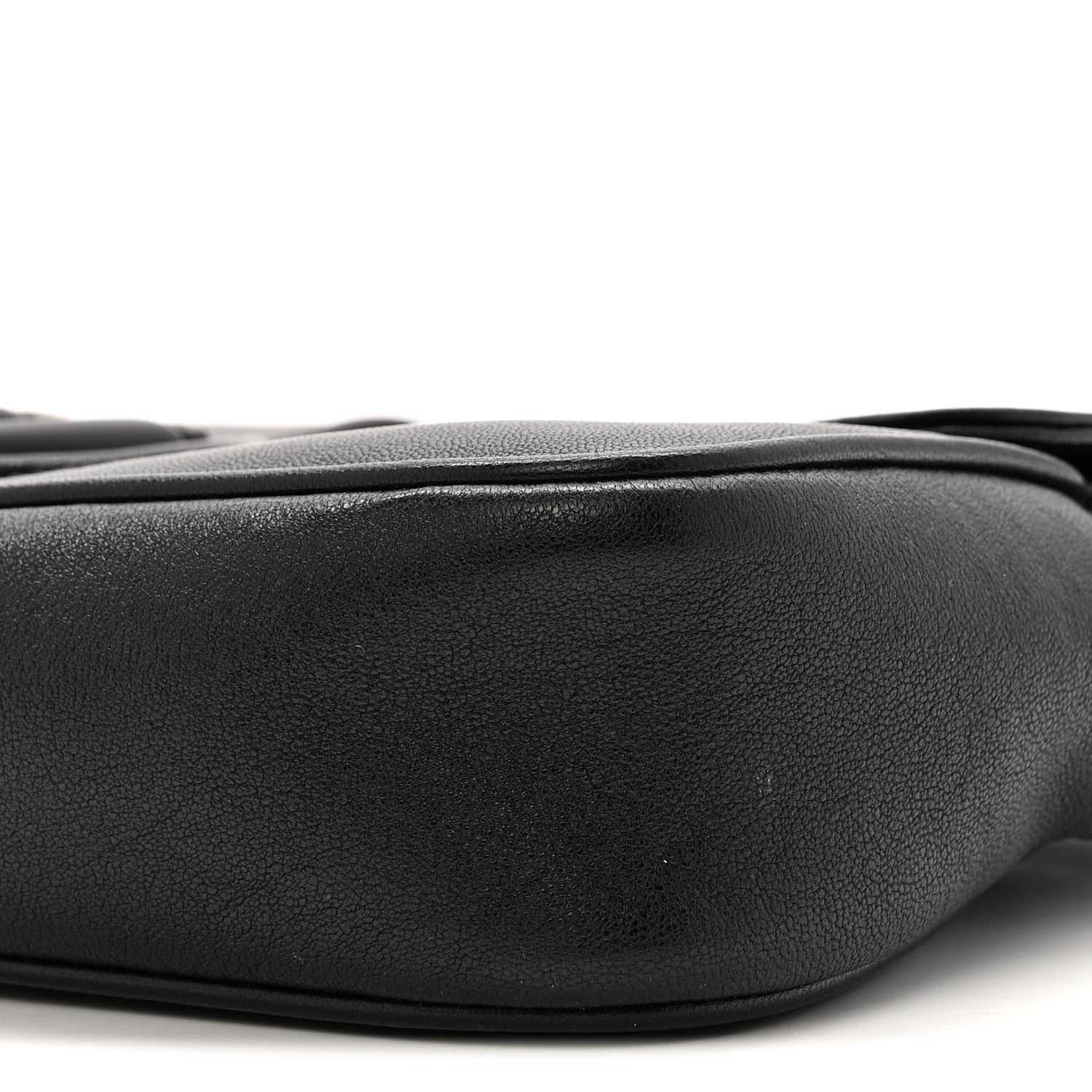Goatskin Small GG Monochrome Aphrodite Shoulder Bag Black