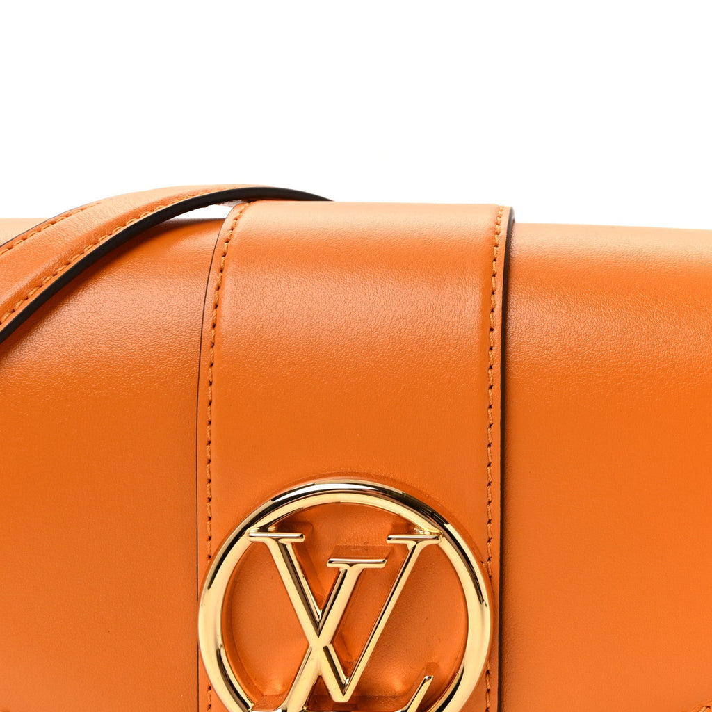 Smooth Calfskin LV Pont 9 Summer Gold