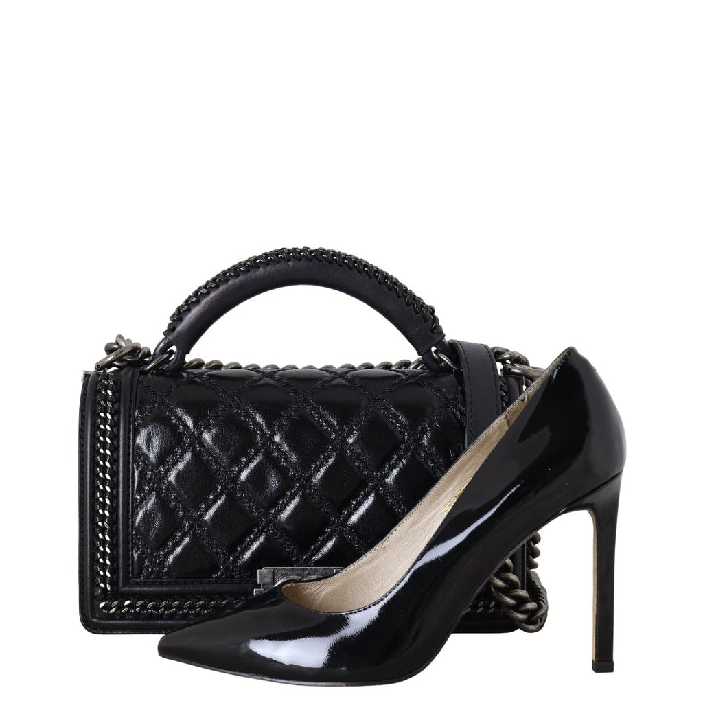 Chanel Boy Old Medium Top Handle Paris-Rome