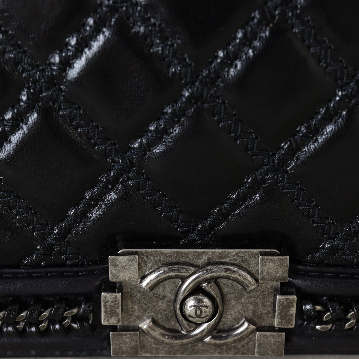 Chanel Boy Old Medium Top Handle Paris-Rome