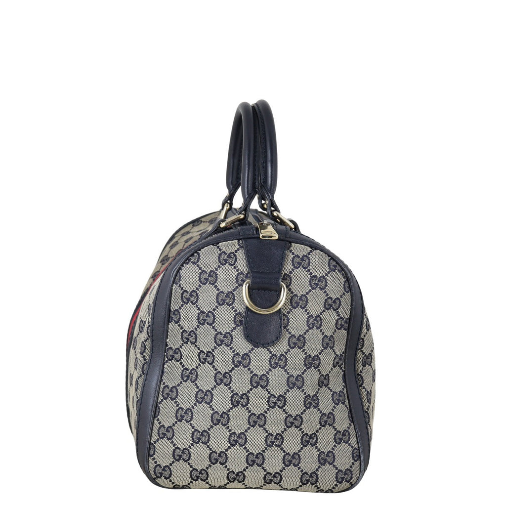 Gucci Vintage Web Original GG Boston Bag Medium