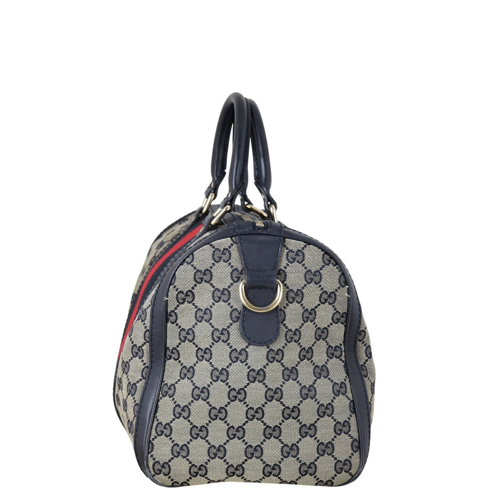 Gucci Vintage Web Original GG Boston Bag Medium