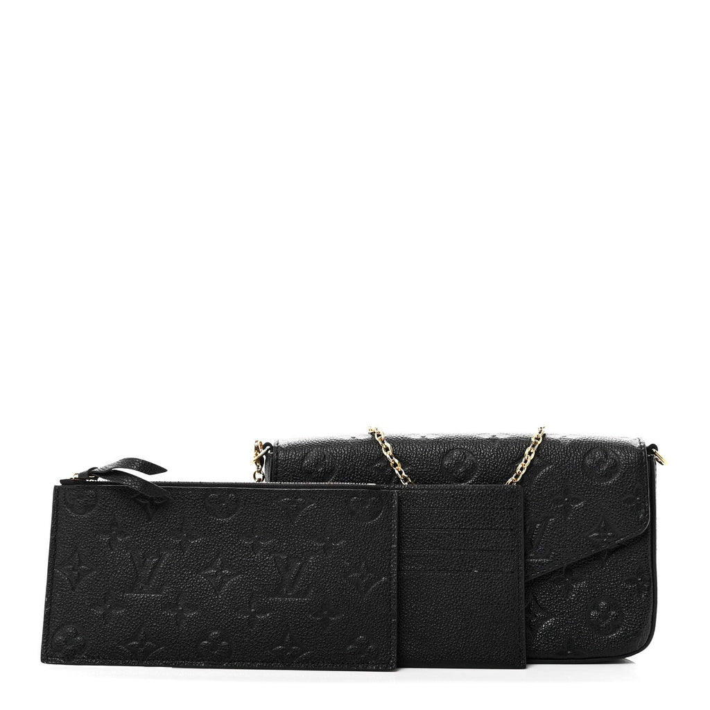 Empreinte Pochette Felicie Chain Wallet Black