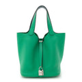 Taurillon Clemence Swift Eclat Picotin Lock 22 MM Menthe Vert Bosphore