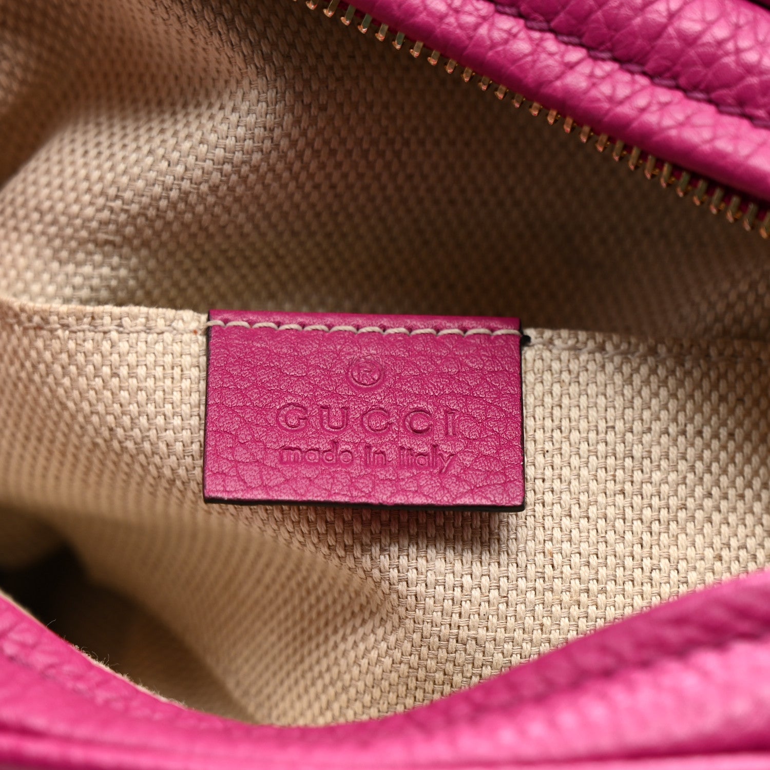 Cellarius Calfskin Mini Soho Chain Bag Bright Bouganville