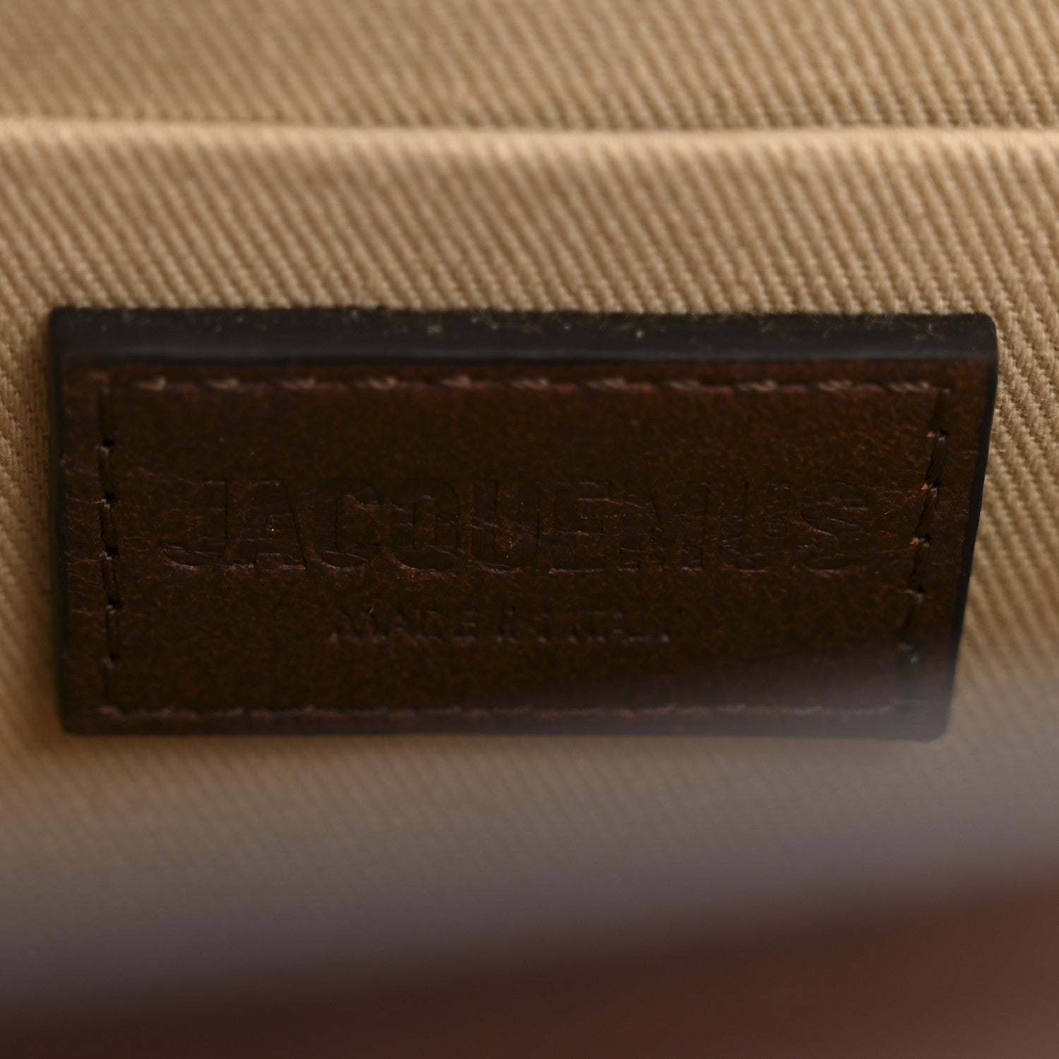 Smooth Calfskin Le Grand Chiquito Dark Brown