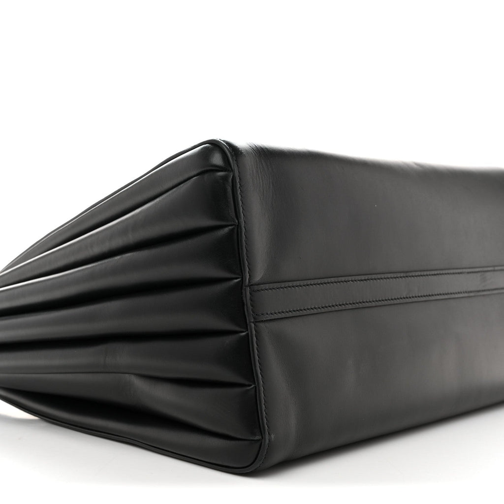 City Calfskin Bibliotheque XL Tote Black