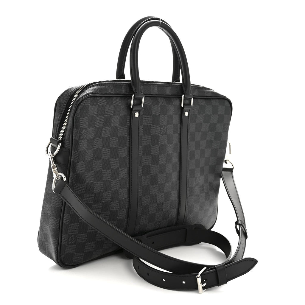 Damier Graphite Porte Documents Voyage PM