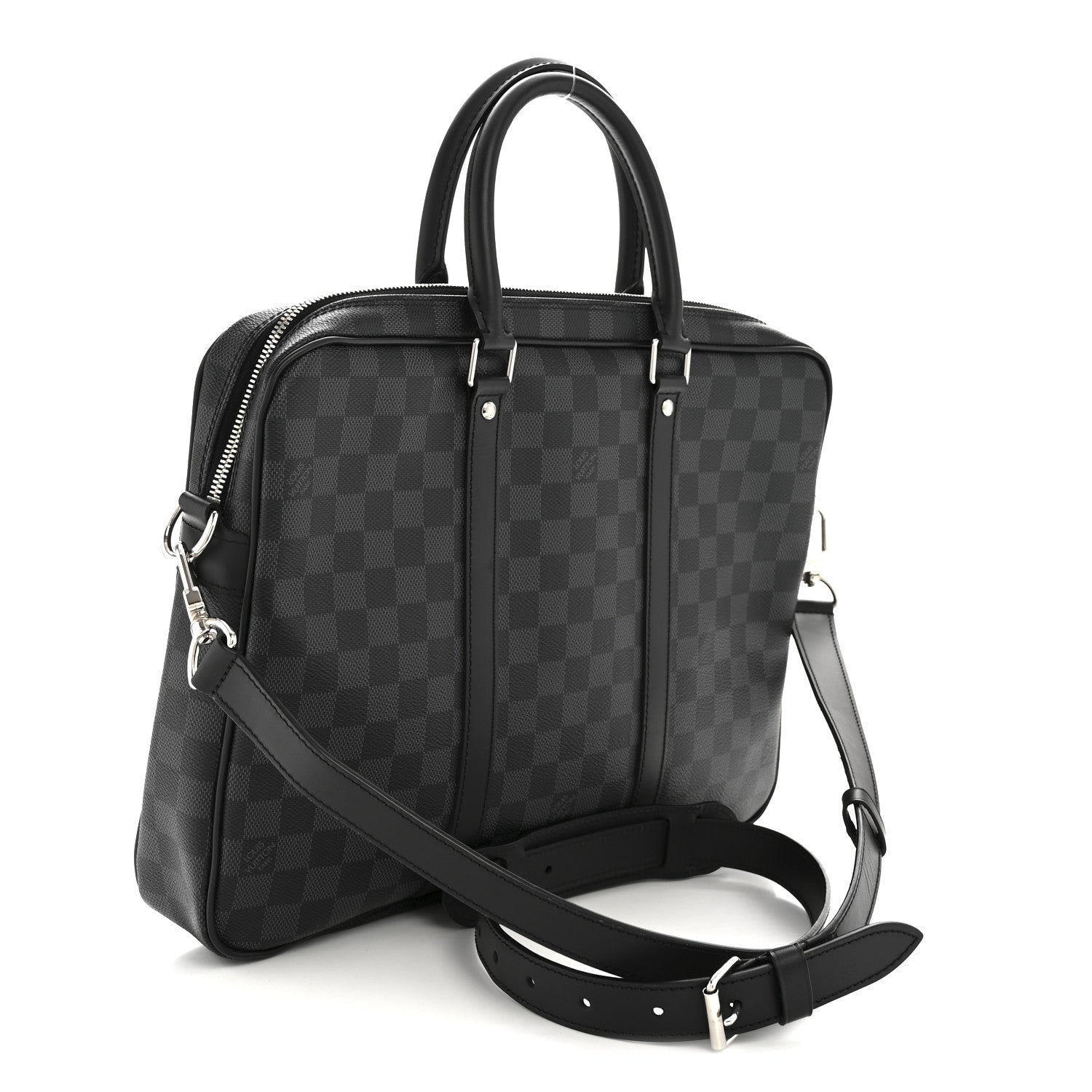 Damier Graphite Porte Documents Voyage PM