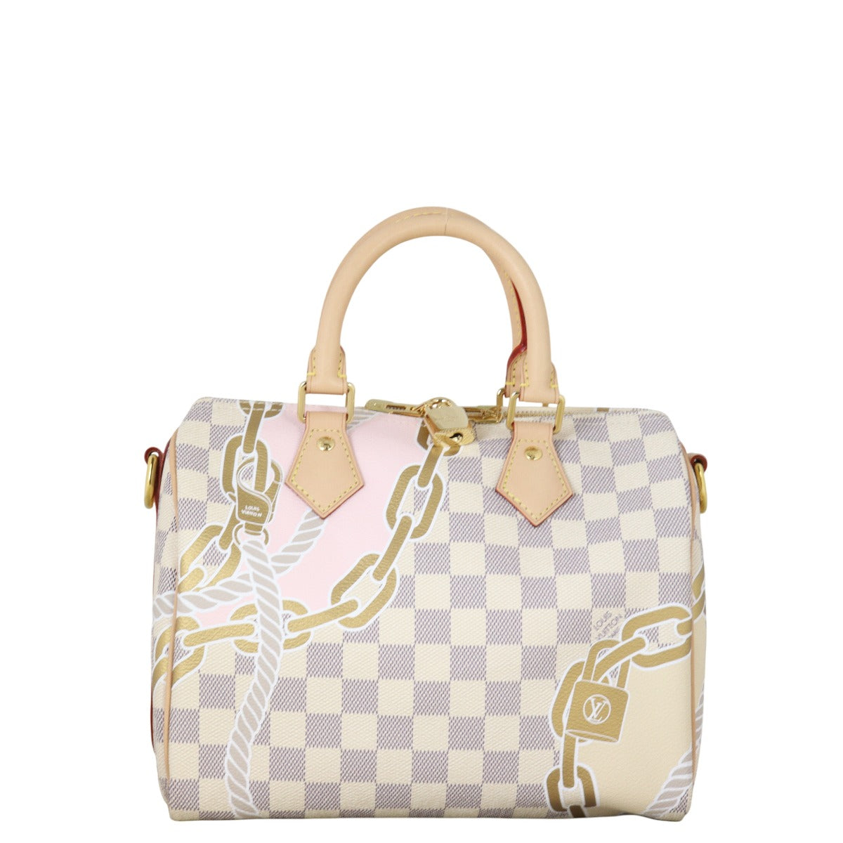 Louis Vuitton Speedy 25 Bandouliere Damier Azur Nautical Ropes