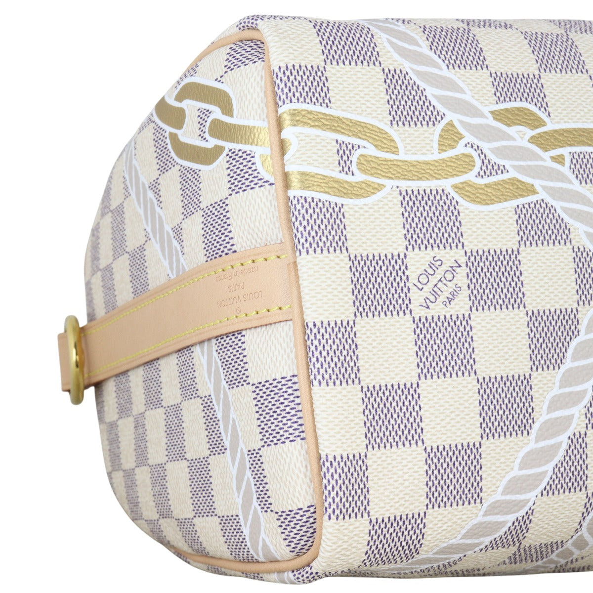 Louis Vuitton Speedy 25 Bandouliere Damier Azur Nautical Ropes