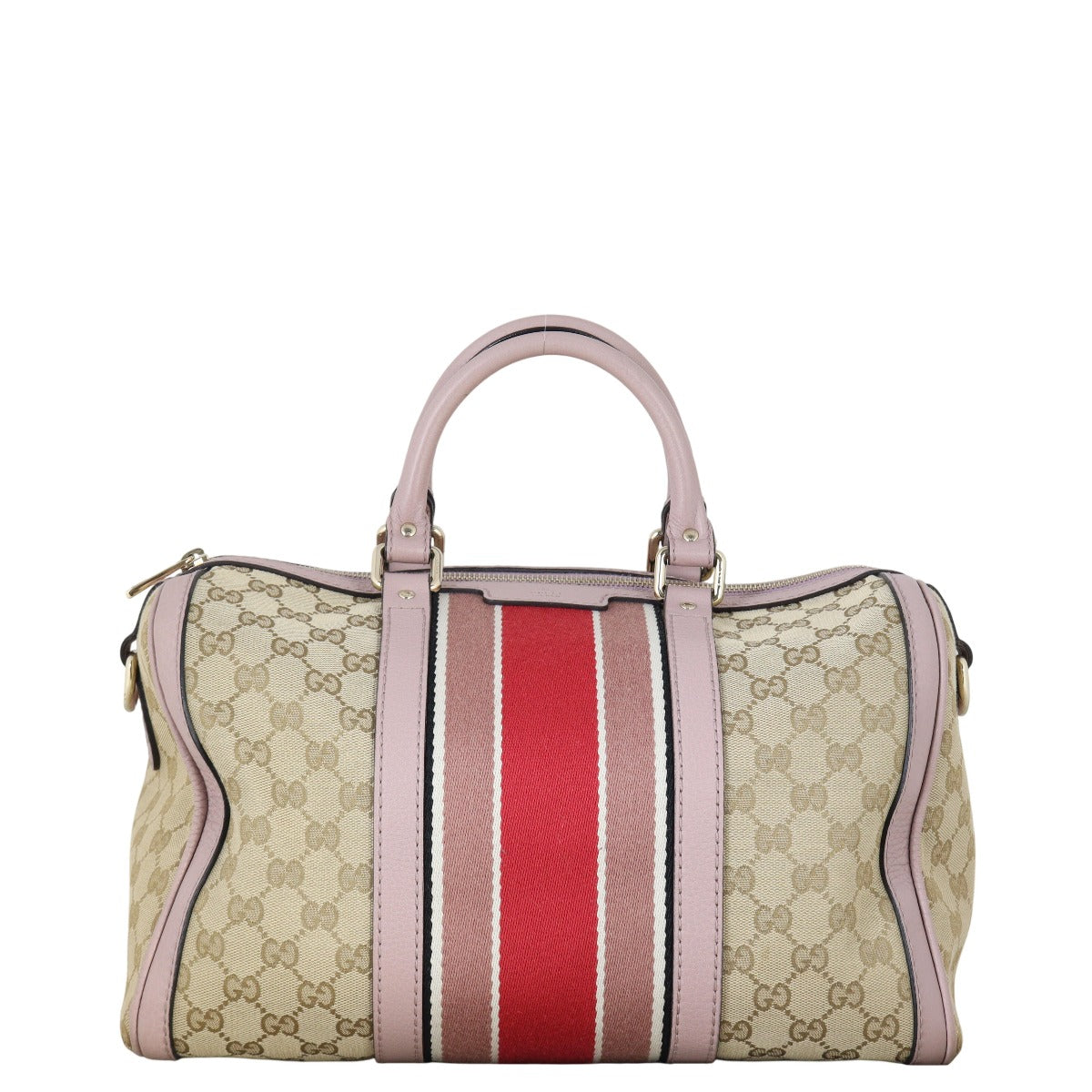 Gucci Vintage Web Original GG Boston Bag Medium