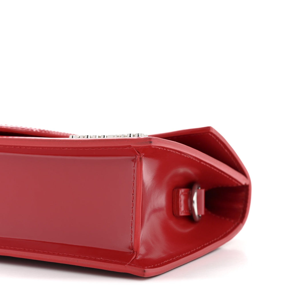 Glazed Calfskin Le Grand Bambino Red