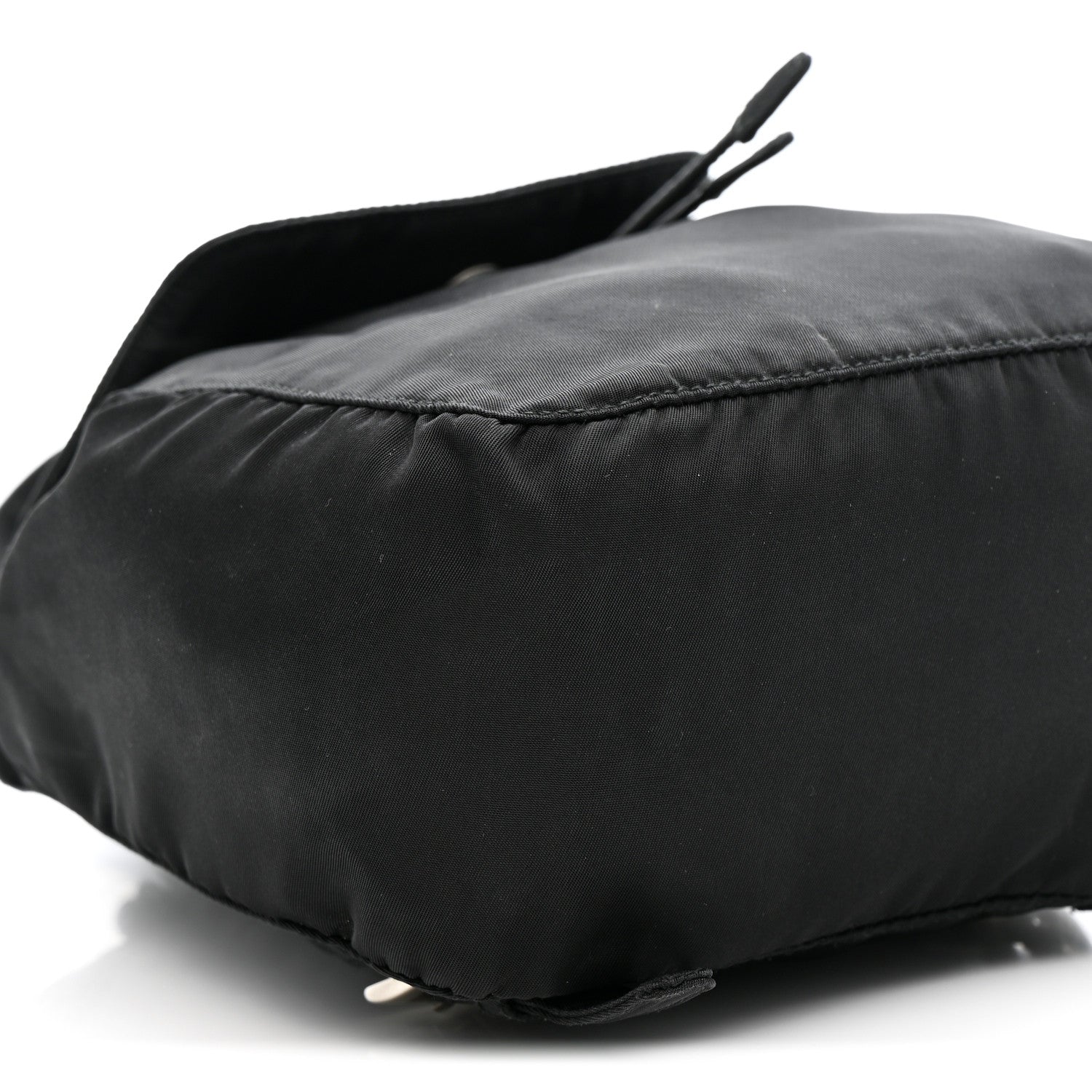 Nylon Vela Mini Cinch Backpack Black