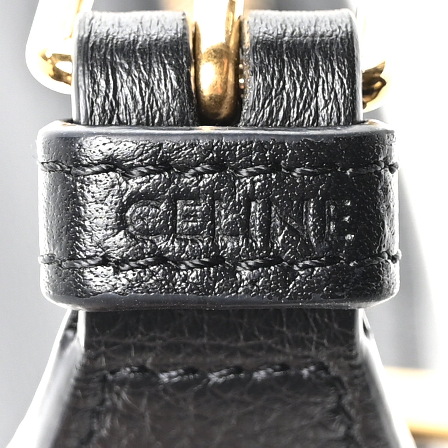 Supple Calfskin Cuir Triomphe Small Heloise Shoulder Bag Black