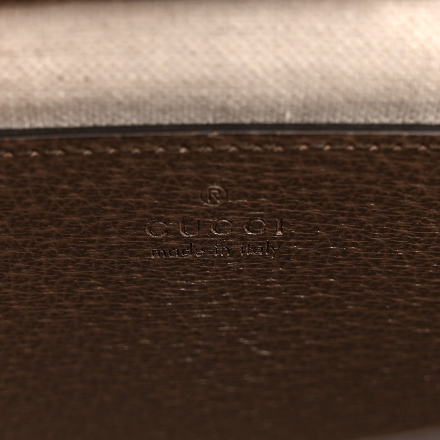 Monogram Jumbo GG Textured Dollar Calfskin Web Small Ophidia Chain Shoulder Bag Camel Ebony New Acero