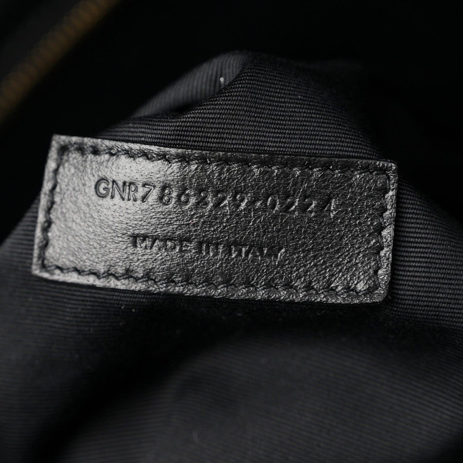 Calfskin Quilted ES Giant Travel Bag Black