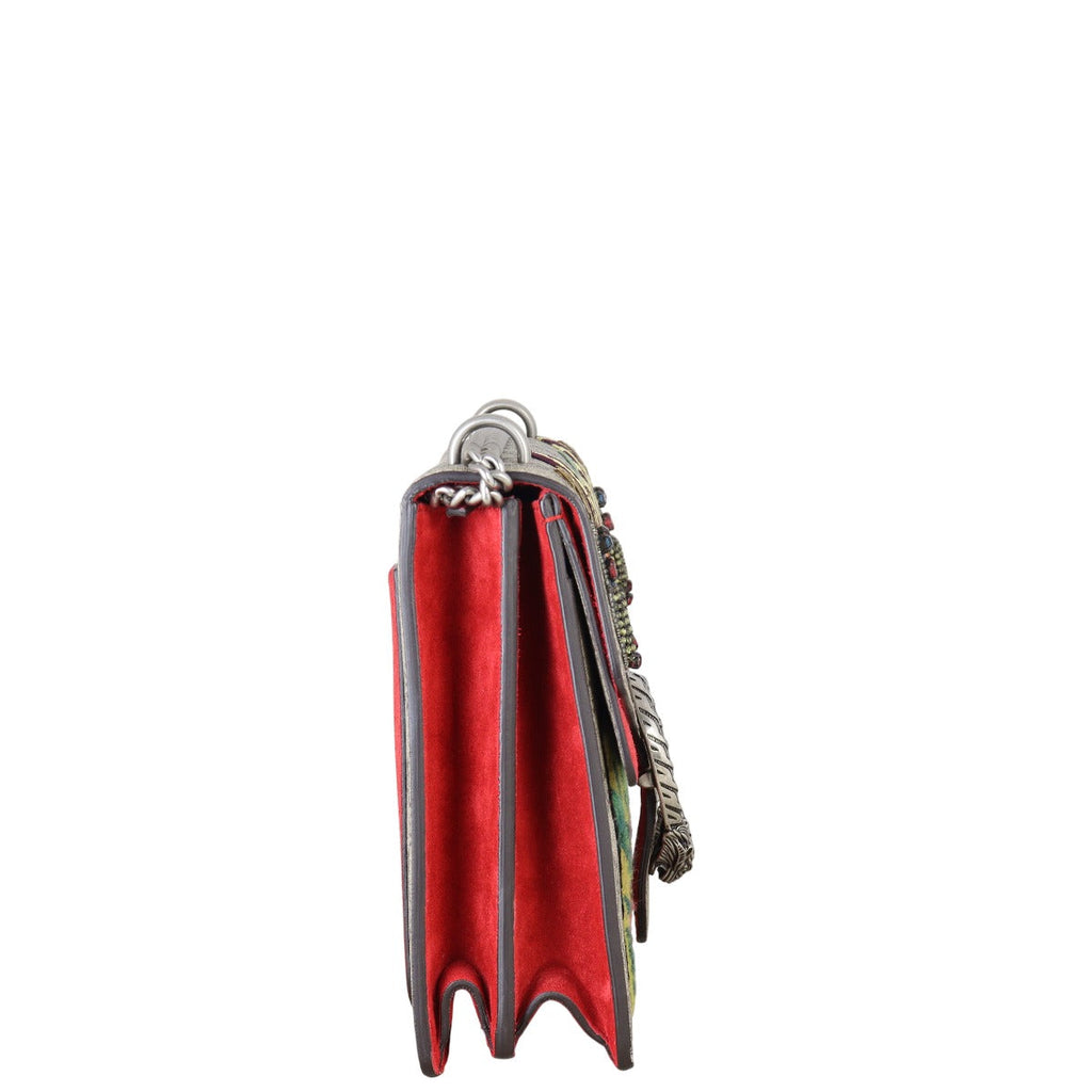 Gucci Dionysus GG Supreme Moth Embroidered Medium Shoulder Bag