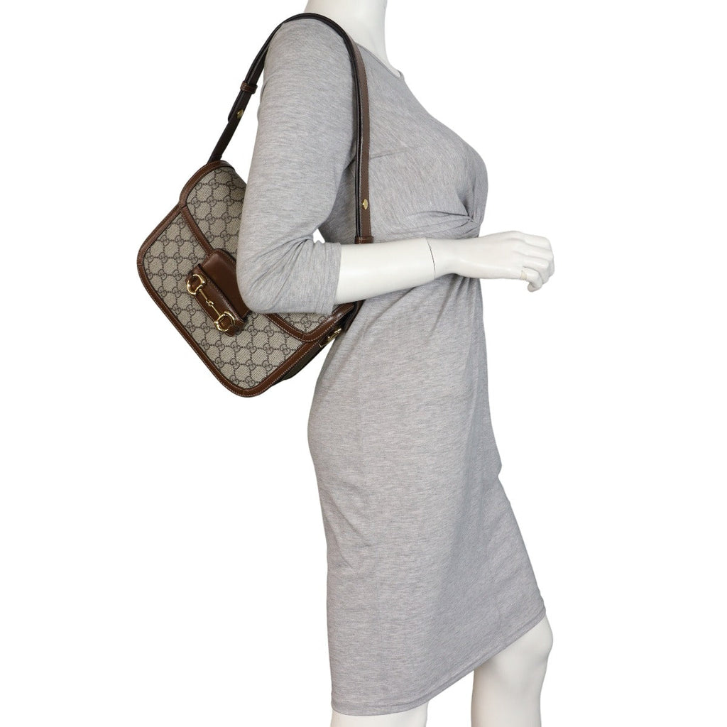 Gucci GG Supreme Horsebit 1955 Shoulder Bag