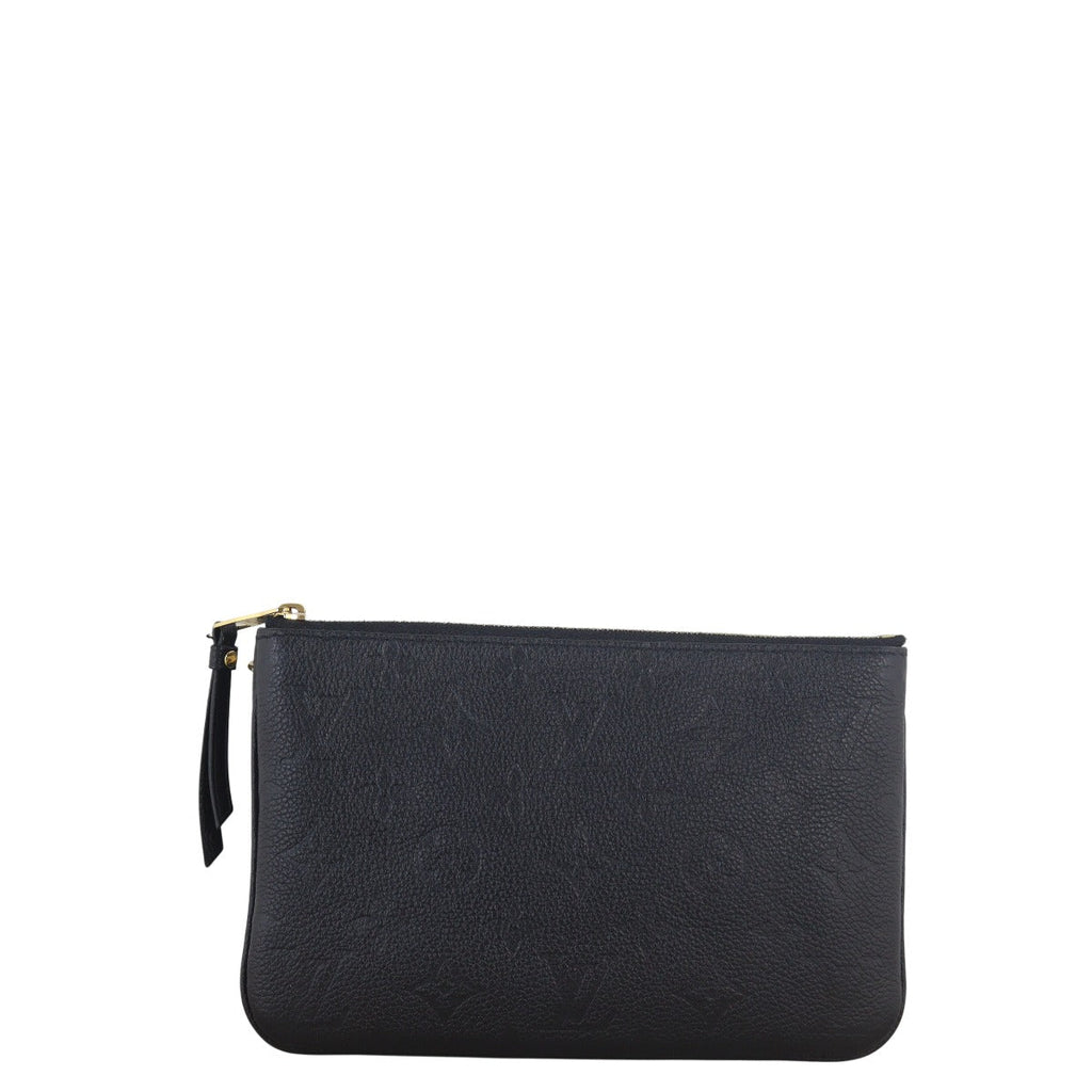 Louis Vuitton Double Zip Pochette Monogram Empreinte