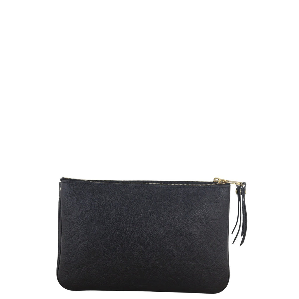 Louis Vuitton Double Zip Pochette Monogram Empreinte