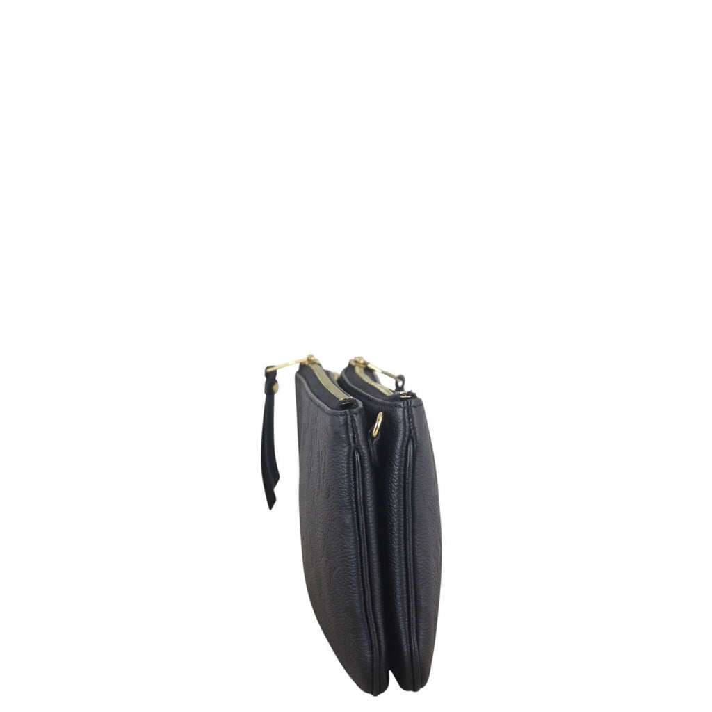 Louis Vuitton Double Zip Pochette Monogram Empreinte