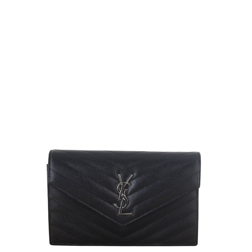 Saint Laurent Cassandre Envelope Chain Wallet