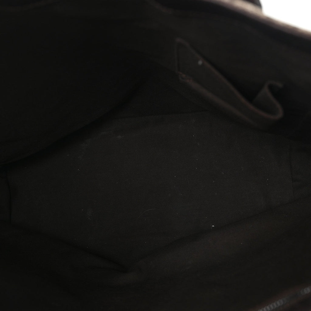 GG Plus Monogram Small Vertical Tote Dark Brown
