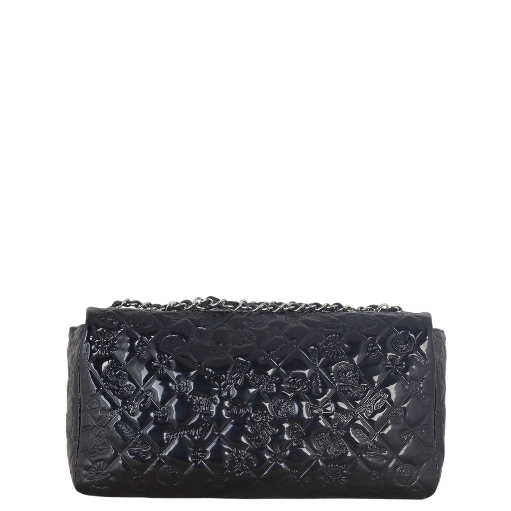 Chanel Lucky Charm Single Flap Bag Patent