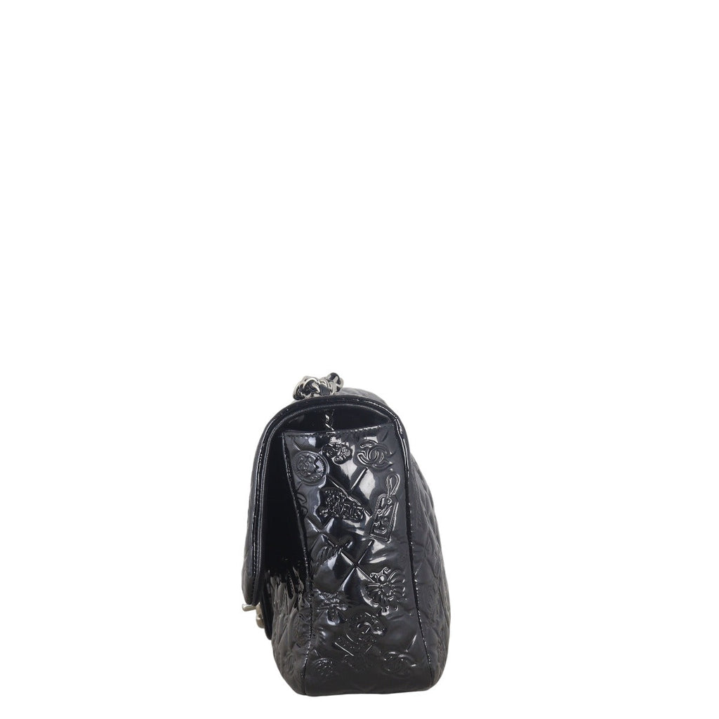 Chanel Lucky Charm Single Flap Bag Patent
