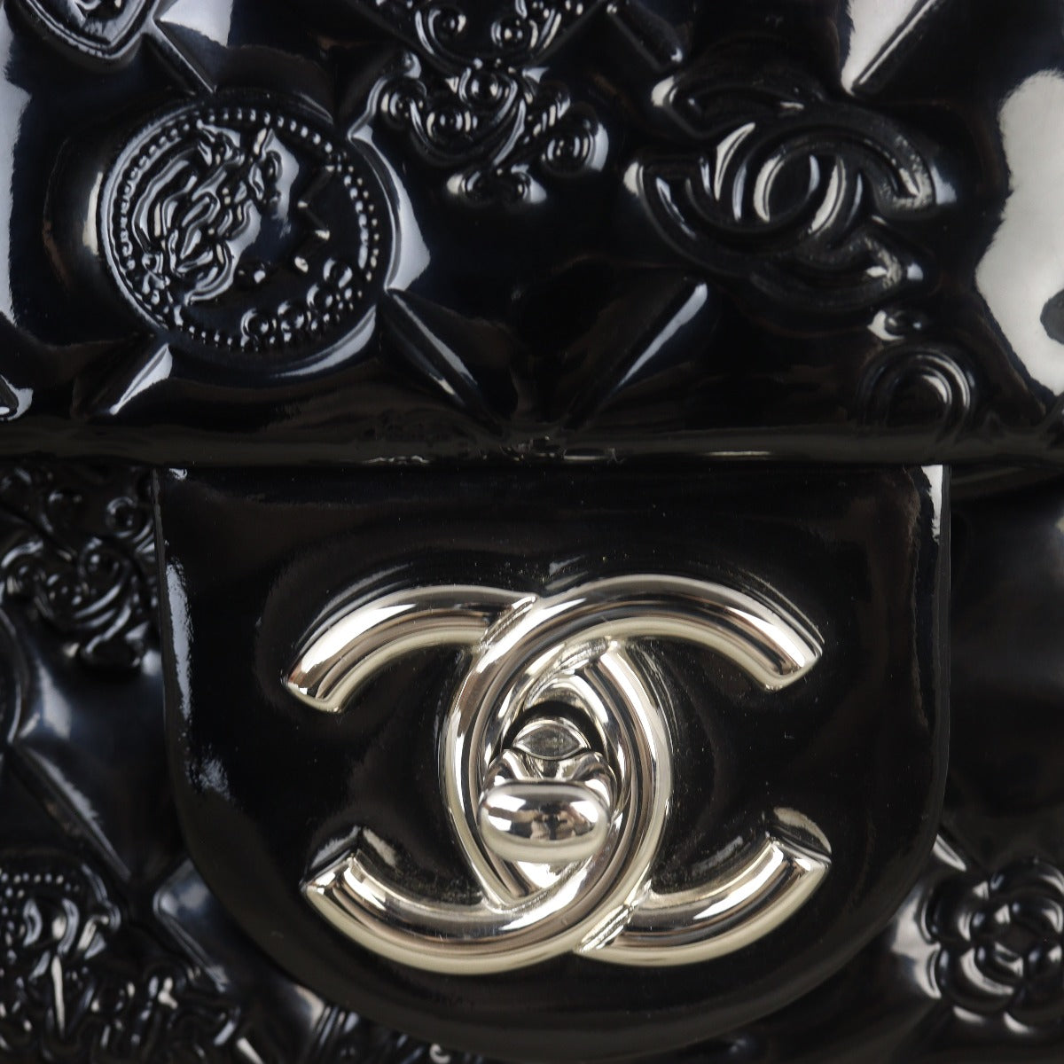 Chanel Lucky Charm Single Flap Bag Patent