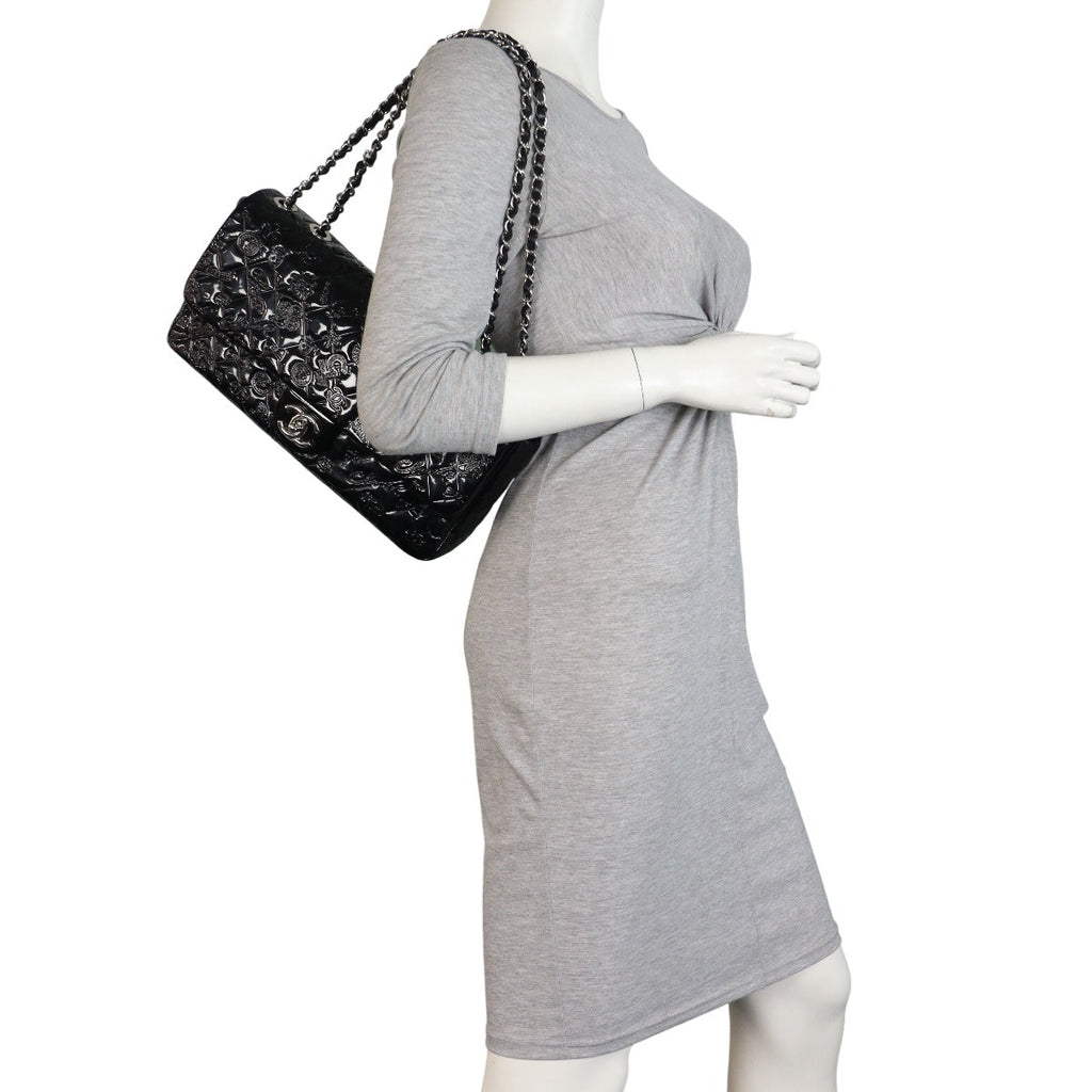 Chanel Lucky Charm Single Flap Bag Patent