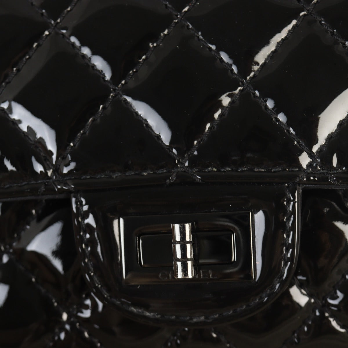 Chanel 2.55 Reissue 224 Single Flap Bag Patent