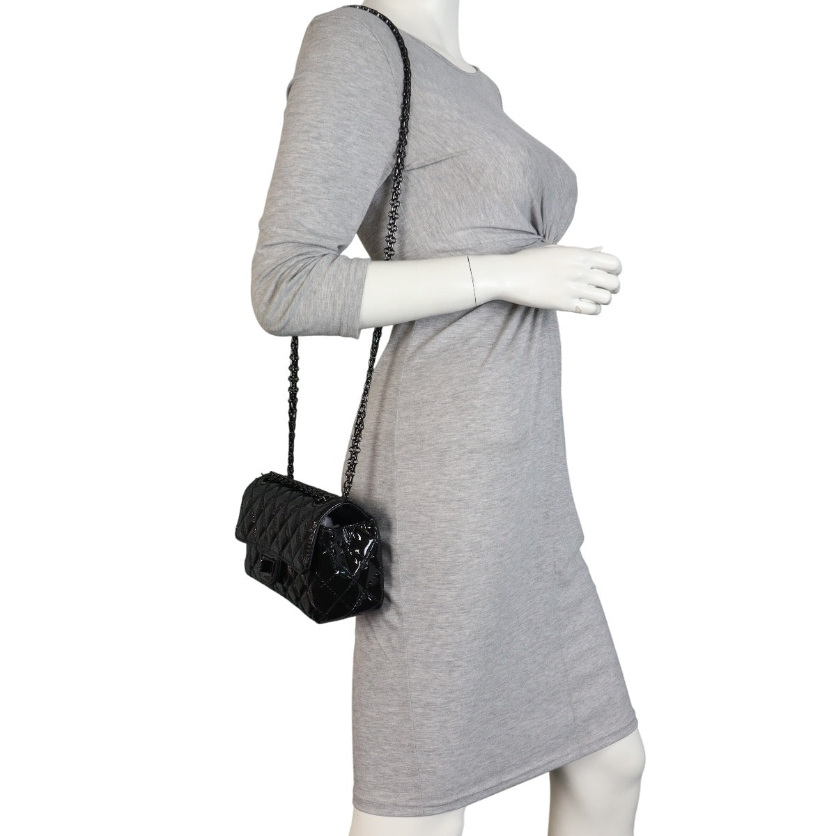 Chanel 2.55 Reissue 224 Single Flap Bag Patent
